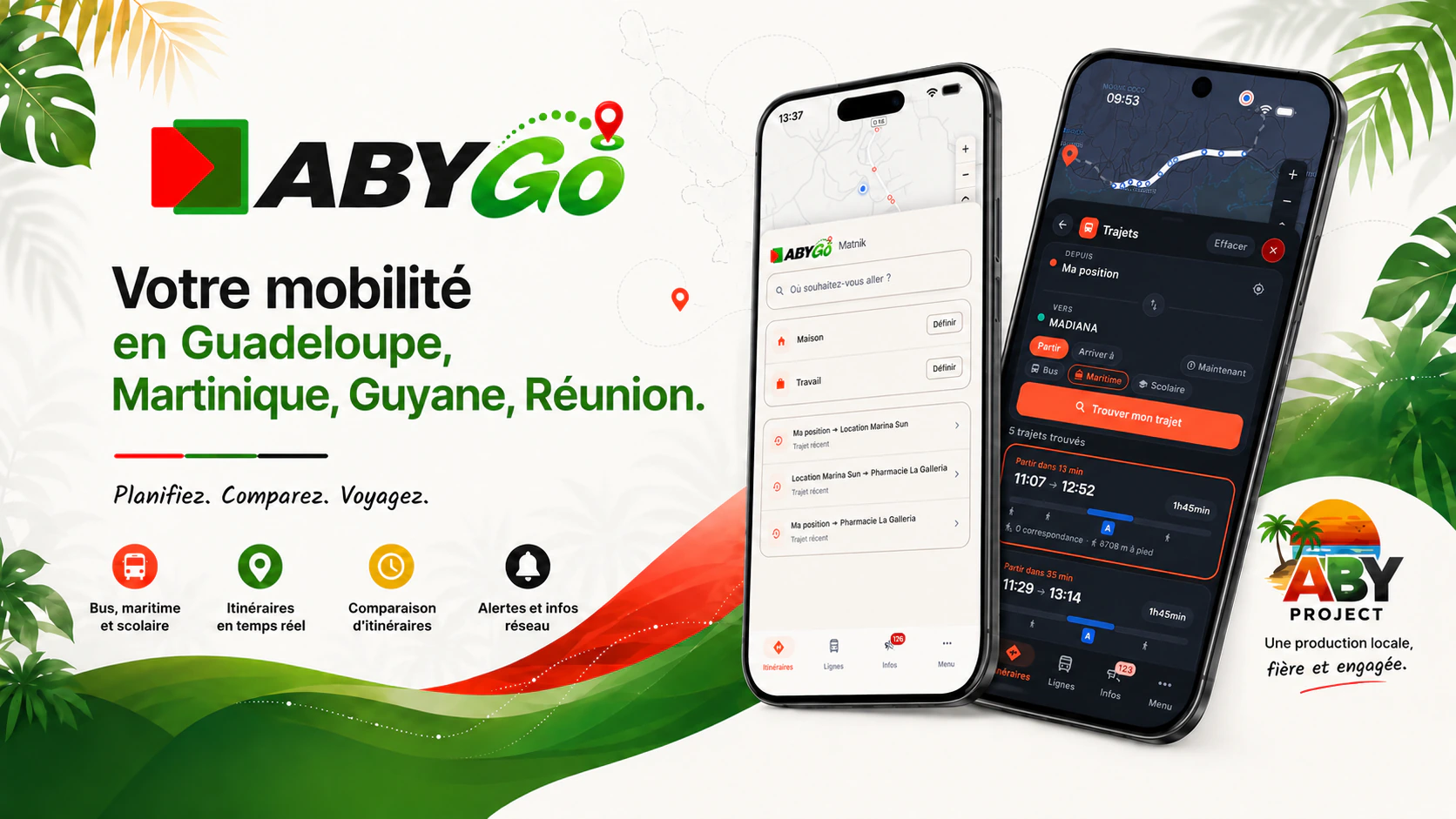 ABYGo, la mobilité martiniquaise dans votre poche